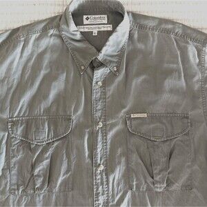 Vintage Columbia Men’s XL Casual Button Shirt Fishing Hunting Camping Hiking